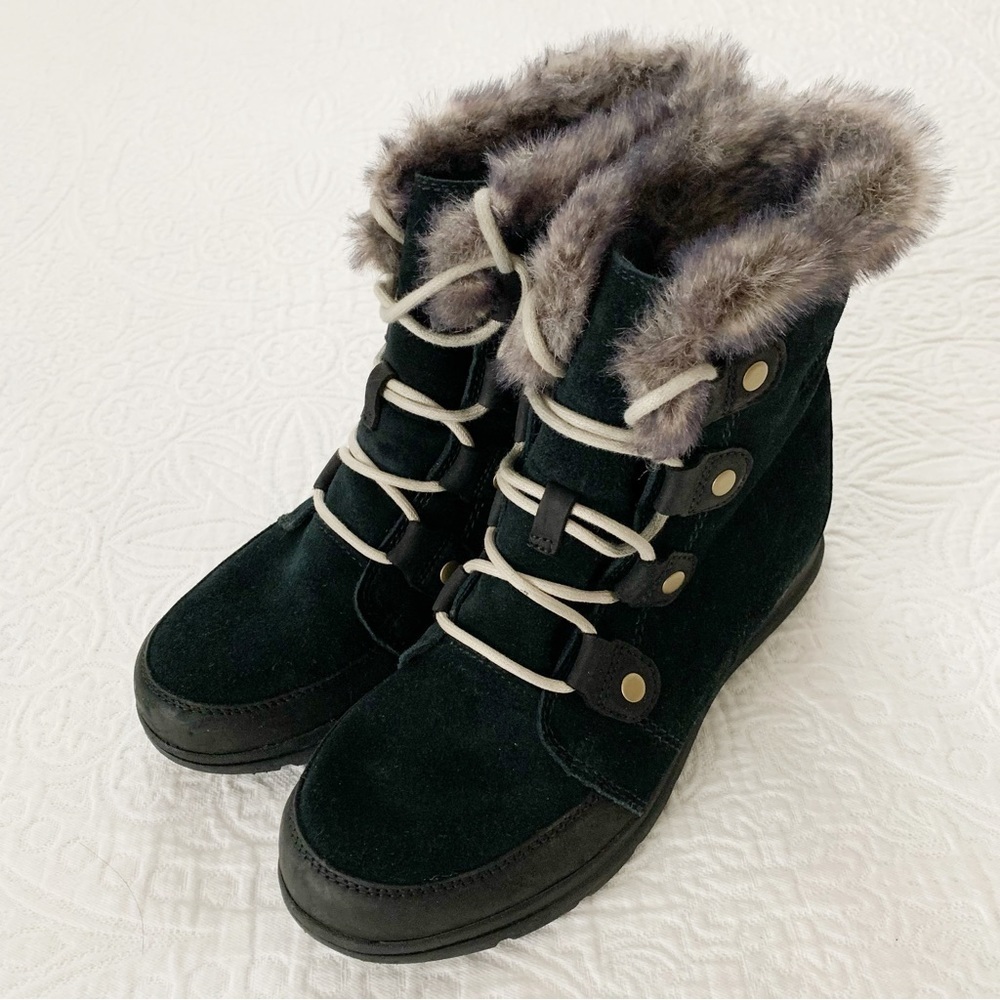 Sorel Women's Explorer Joan Boots,‎ Black